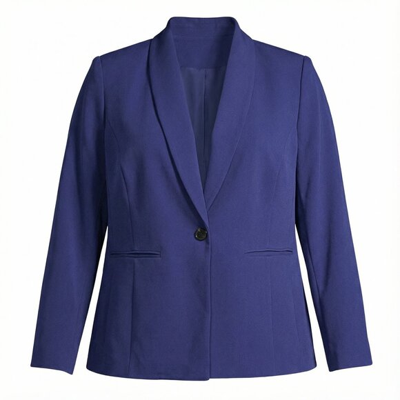 Nine West Jackets & Blazers - Nine West Plus Size Shawl-Collar Blazer